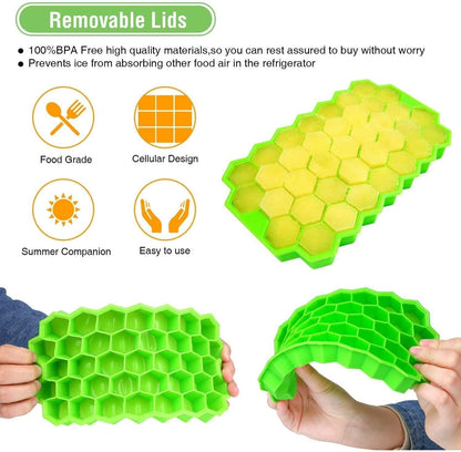 Ice Cube Maker Tray (Pack of 2)