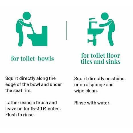 Powerful Toilet Cleaning Powder – Removes Stains & Odor (500g)
